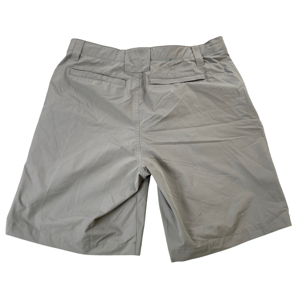Orvis Mens 32 Gray Performance Shorts Lightweight Quick Dry Fishing Hiking